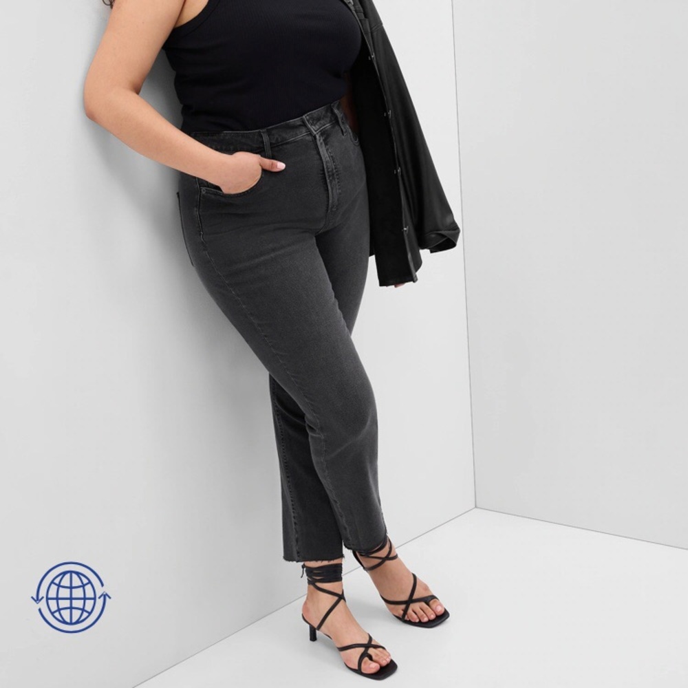 Gap Vintage Slim Sky High Jean, Black, size 31/12R